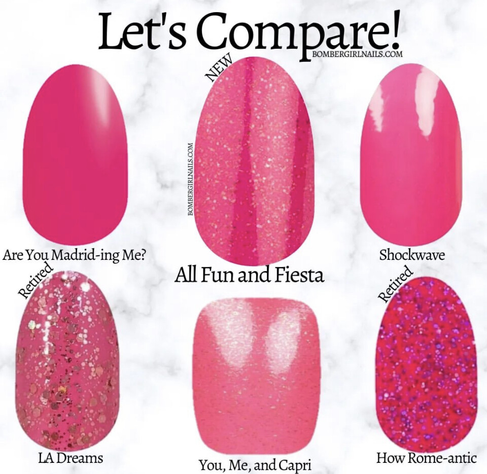 ❤️🦄 *COLOR STREET* Red Pinks Silver glitter valentine heart nail strips NEW HTF