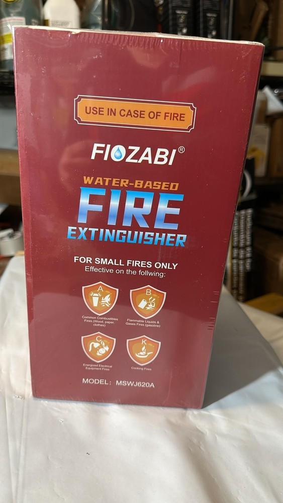 Portable Fire Extinguisher Spray 620ml 4 Pack ABC Multi‑Purpose w/ Bracket