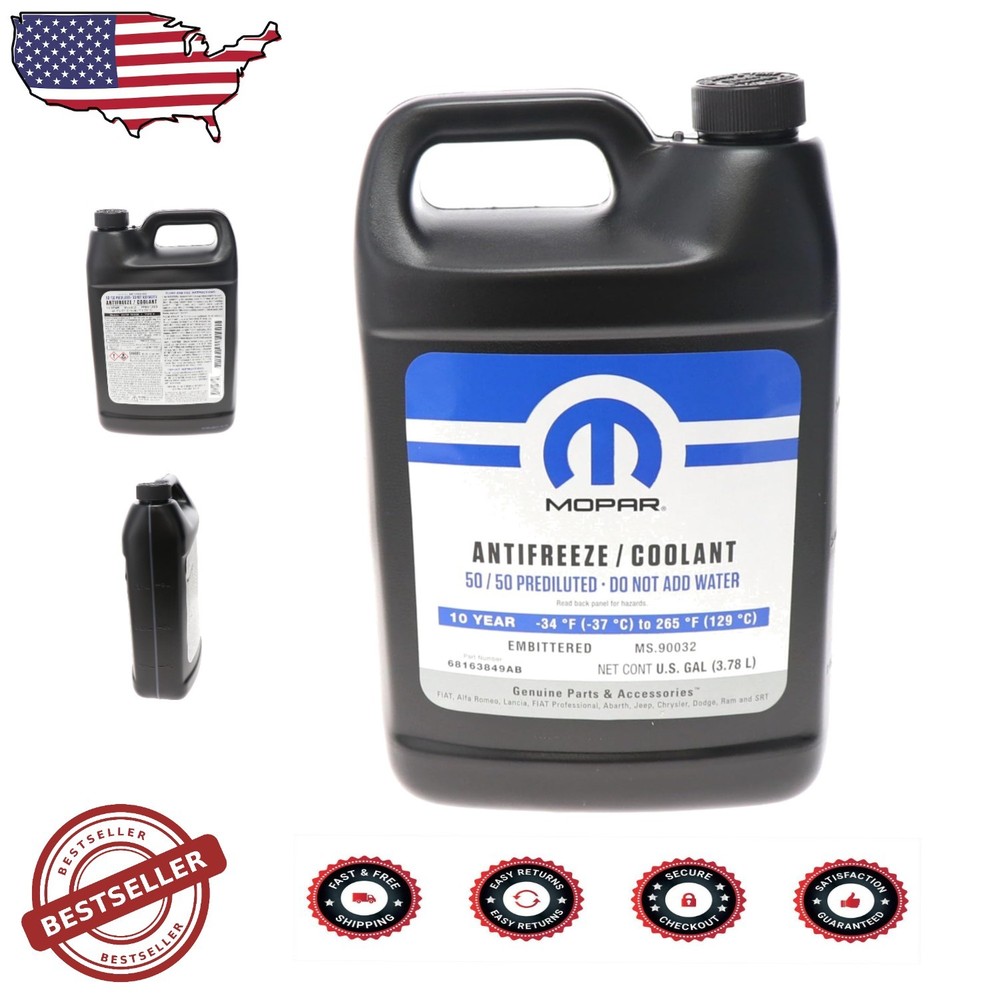 10  Coolant 50/50 Premixed MS.90032 for Chrysler Pacifica Dodge