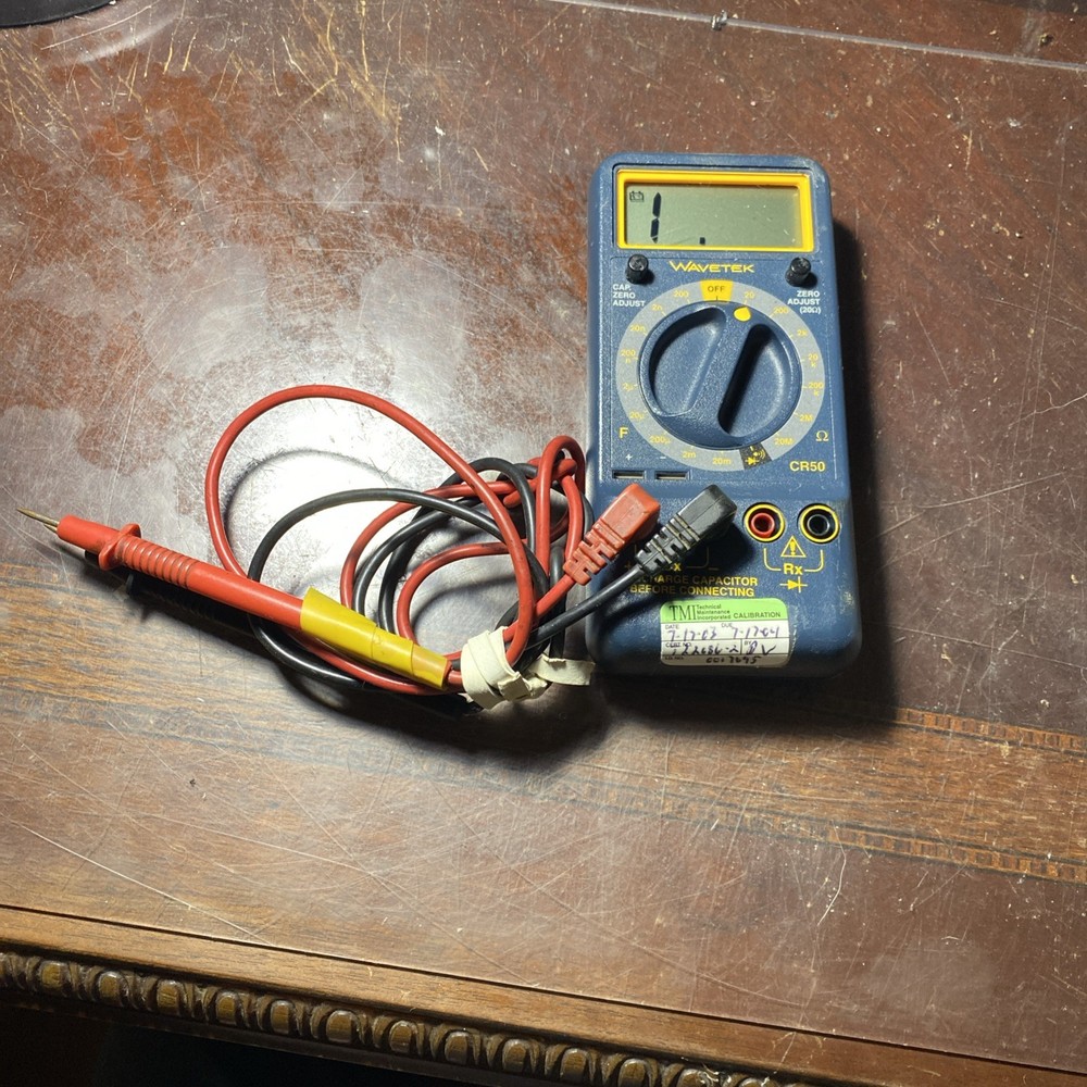 WAVETEK CR50 Full Range Capacitance & Resistance Meter