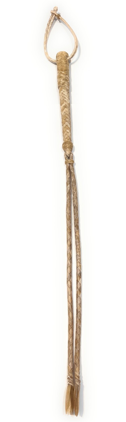 SADDLE HORSE CUARTA CHARRA. CHICOTE MEXICANO DE CUERO. HORSE QUIRT. CHARRERIA