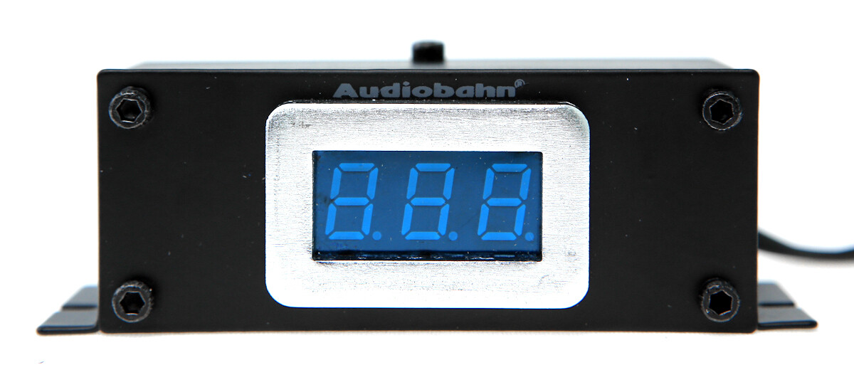 AUDIOBAHN ADM100M DIGITAL VOLT VOLTAGE METER LED REMOTE FOR INTAKE AMPLIFIER AMP