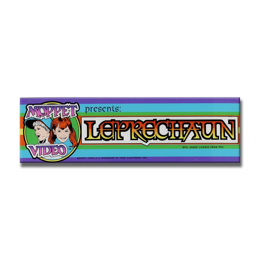 Leprechaun Premium Arcade Marquee Restoration Backlit Sign Insert
