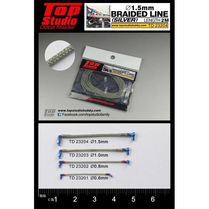Top Studio 1.5mm Braided Line (silver)