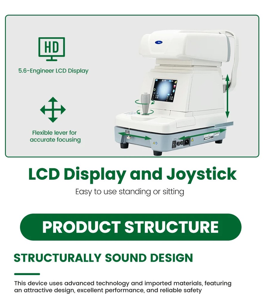 Optical Equipments Auto Refractometer Optometria Ophthalmic Refractometer