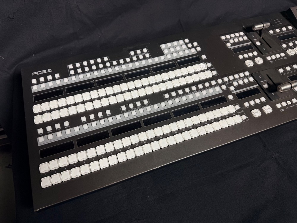 For.A HVS-2000 3G/HD 2 M/E Video Switcher w/ HVS-2240OU Switcher Panel