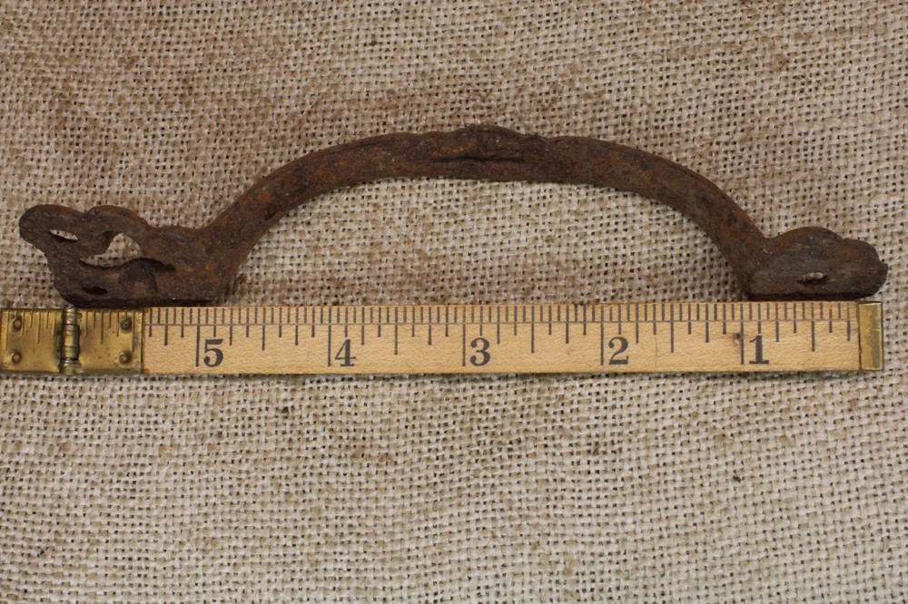 Old Thumb Latch Screen Door 6 1/8” Handle Pull Barn Very rusty Rustic Texture