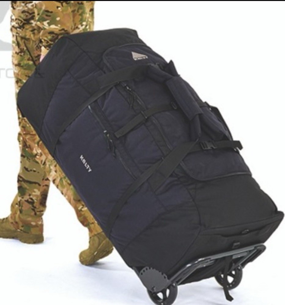 Kelty Black BRT USA Rolling Deployment Trunk Bag