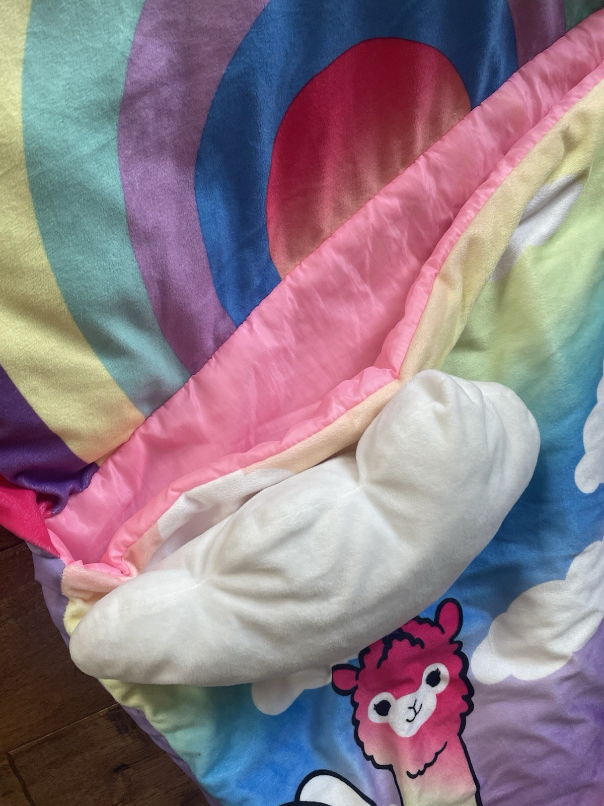 Justice Unicorn Party Sleeping Bag Girls One Size