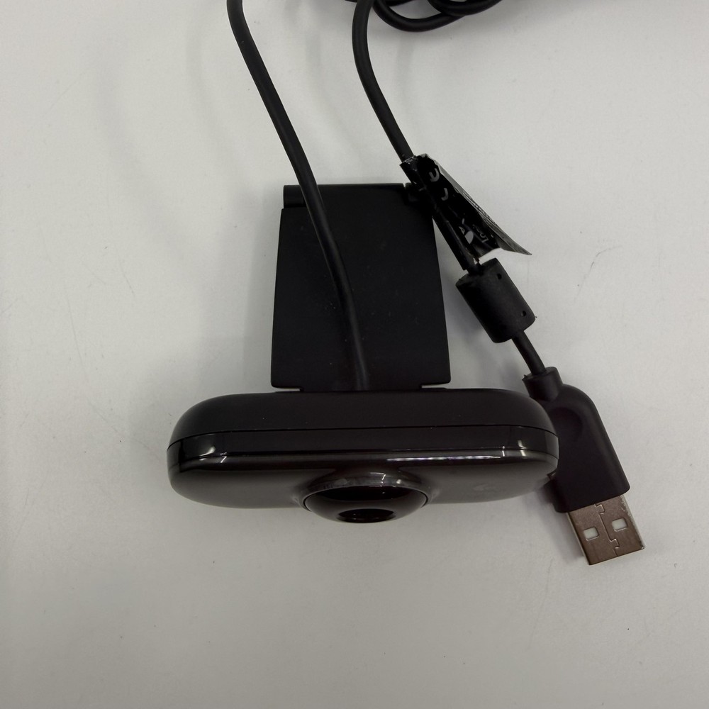 Logitech USB Webcam Cradle/Dock With Clip Adjustable Snap-On Black Plastic