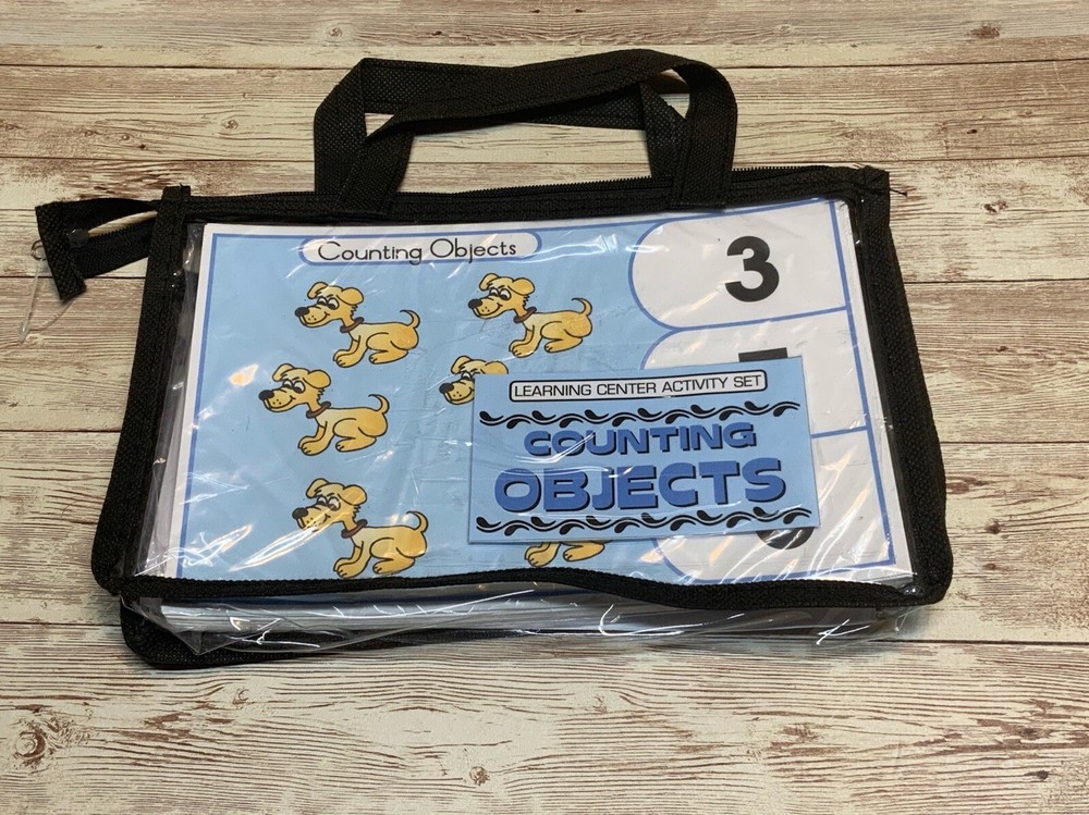Learning Center Activity Set - Counting Objects - Clothespin Learning Center