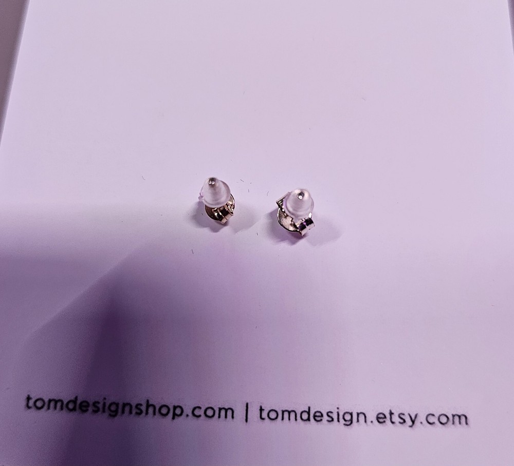 Tom Design Turquoise Gemstone Post Earrings