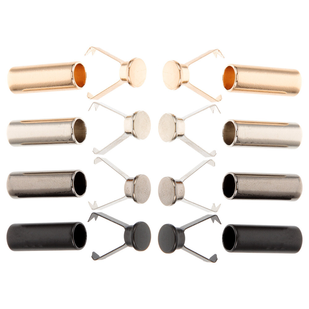 8 Pcs DIY Shoe Laces Tips Shoelace Head Screw Drawstring Replacement Ends Tips