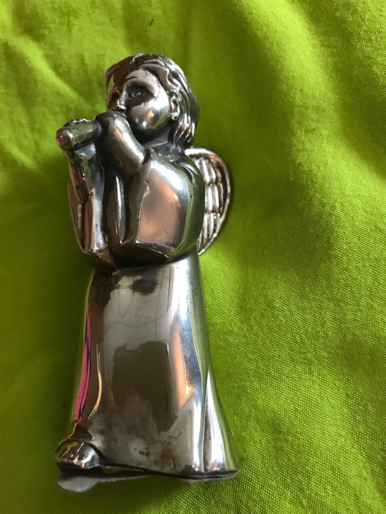 Angel Figure Godinger Silver Art Co  Angel Salt/Shaker Figurine Very Heavy