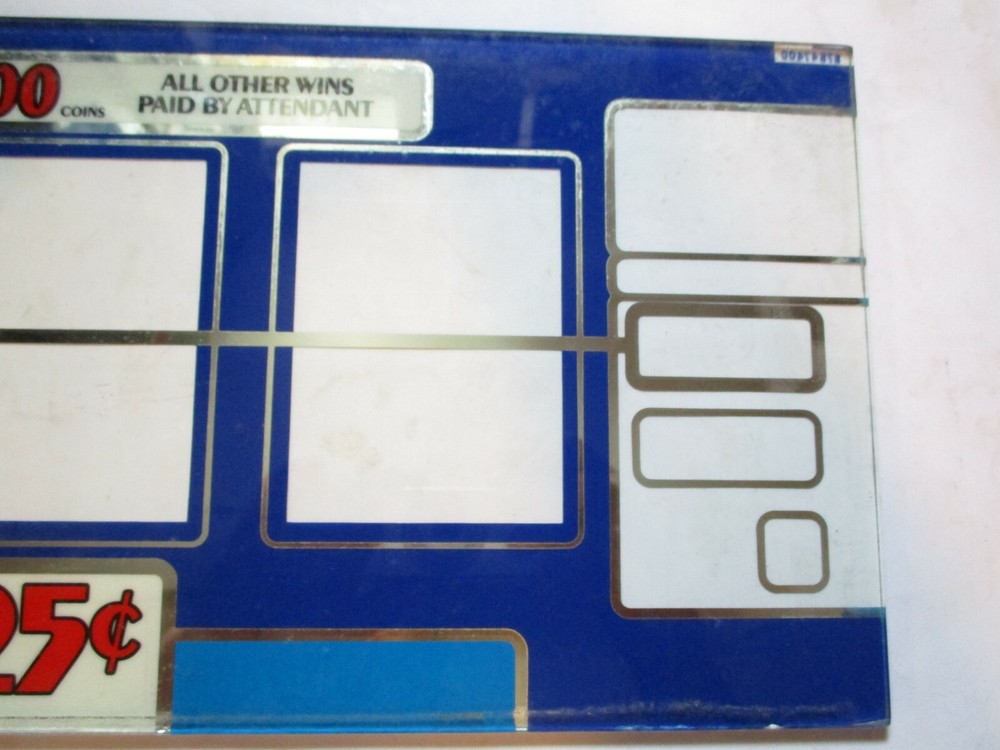 Slot Machine Reel Glass (IGT)
