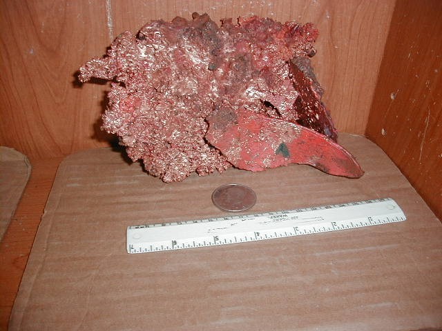 White Pine MIne Copper Splash 2.6 Lbs See Pictures and Description