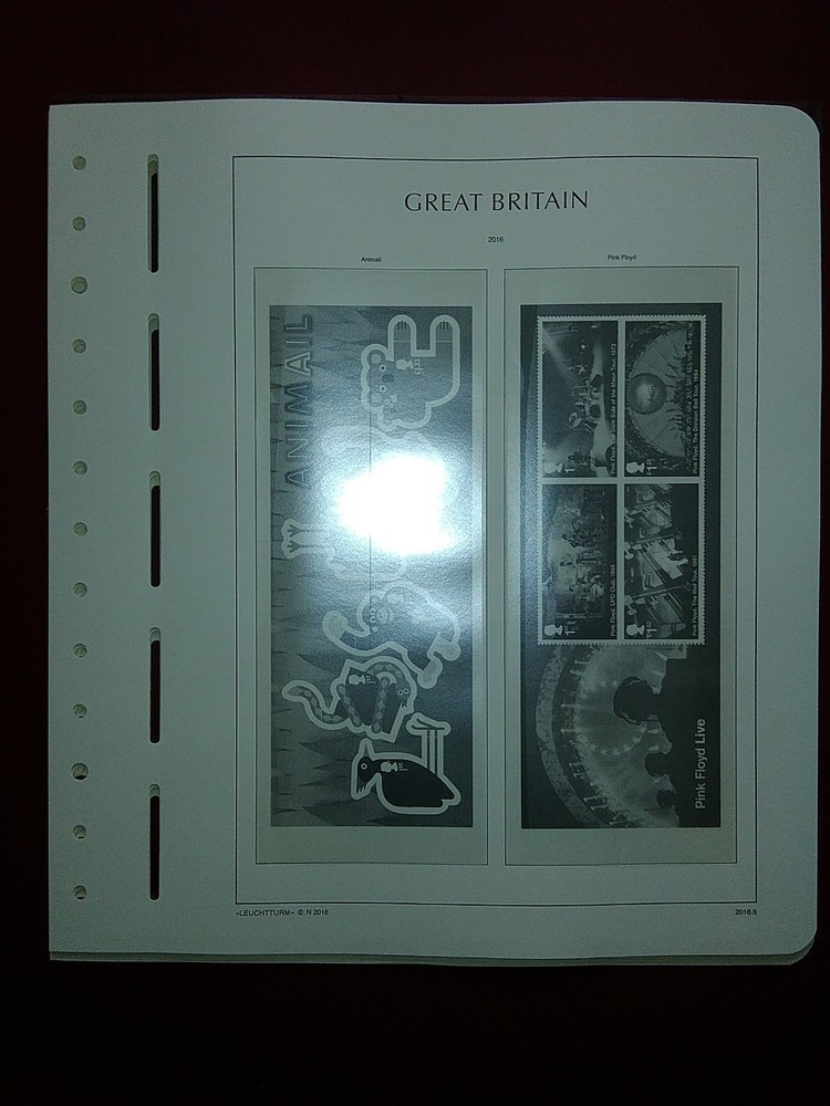 LIGHTHOUSE Commemorative Hingeless album pages Great Britain 2016 Used R201601