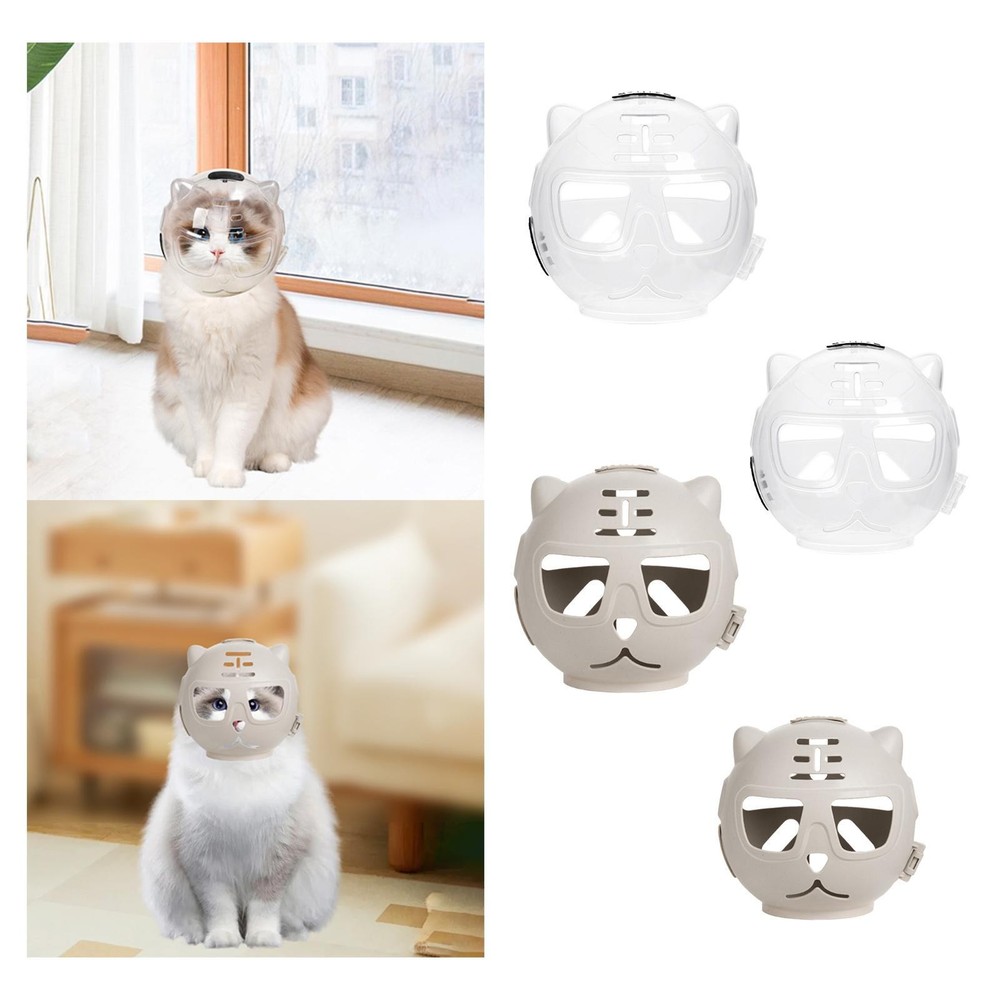 Cat Muzzle Cat Hood Kitten Supplies Multipurpose Anti Scratch Comfortable Ball