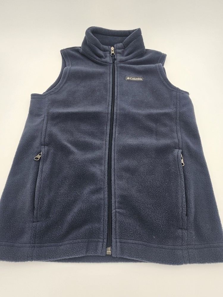 Boy's Colombia Navy Vest Size Medium