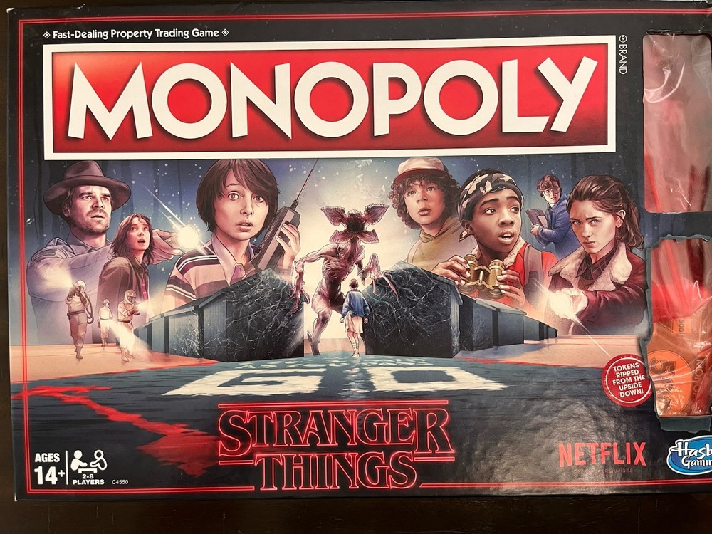 Monopoly Stranger Things Game Netflix 2017 Complete Game