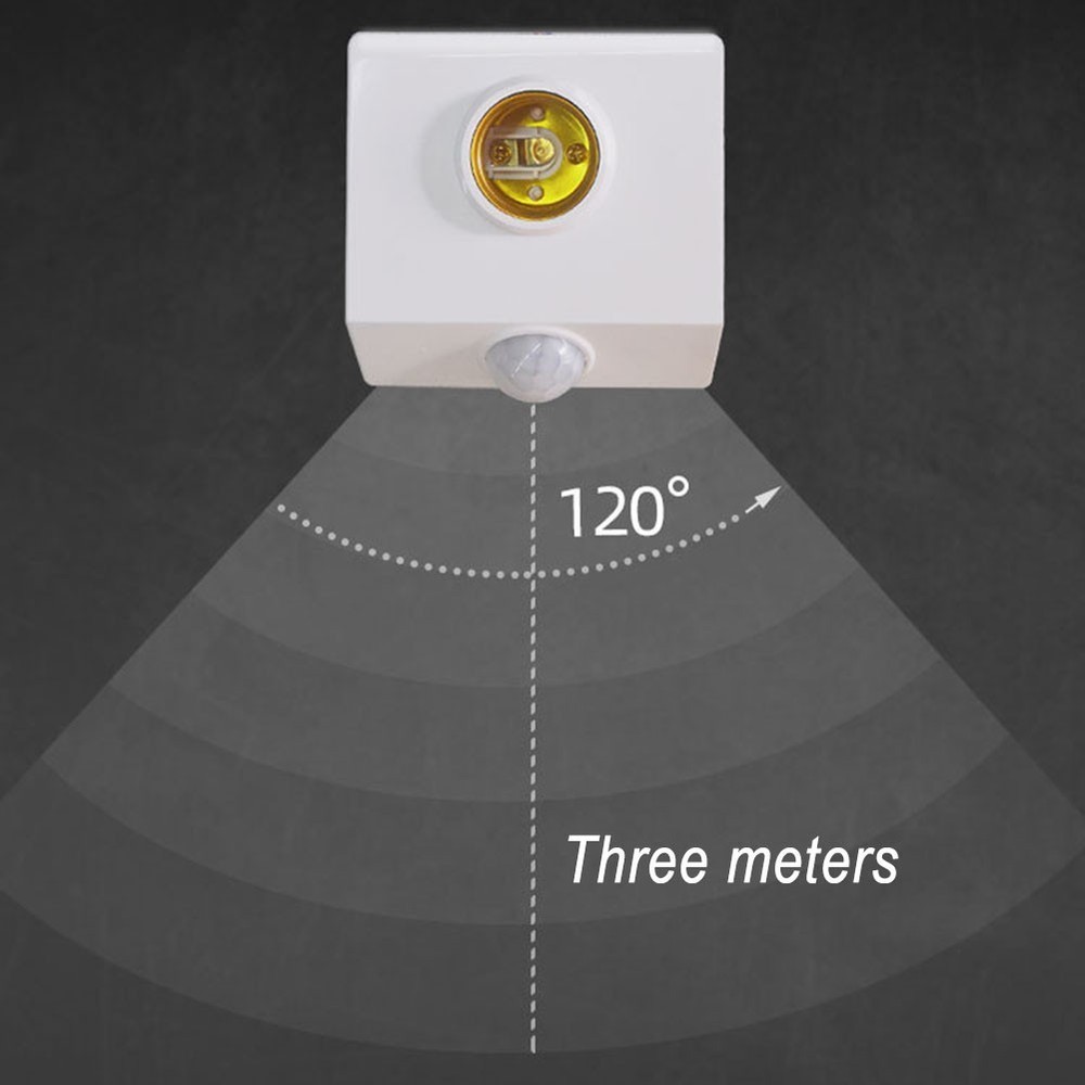 E27 Infrared Induction Lamp Socket for Convenient Motion Activated Illumination