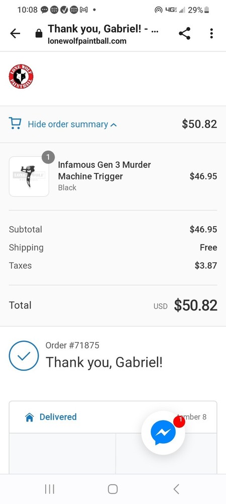 Paintball Gun Used