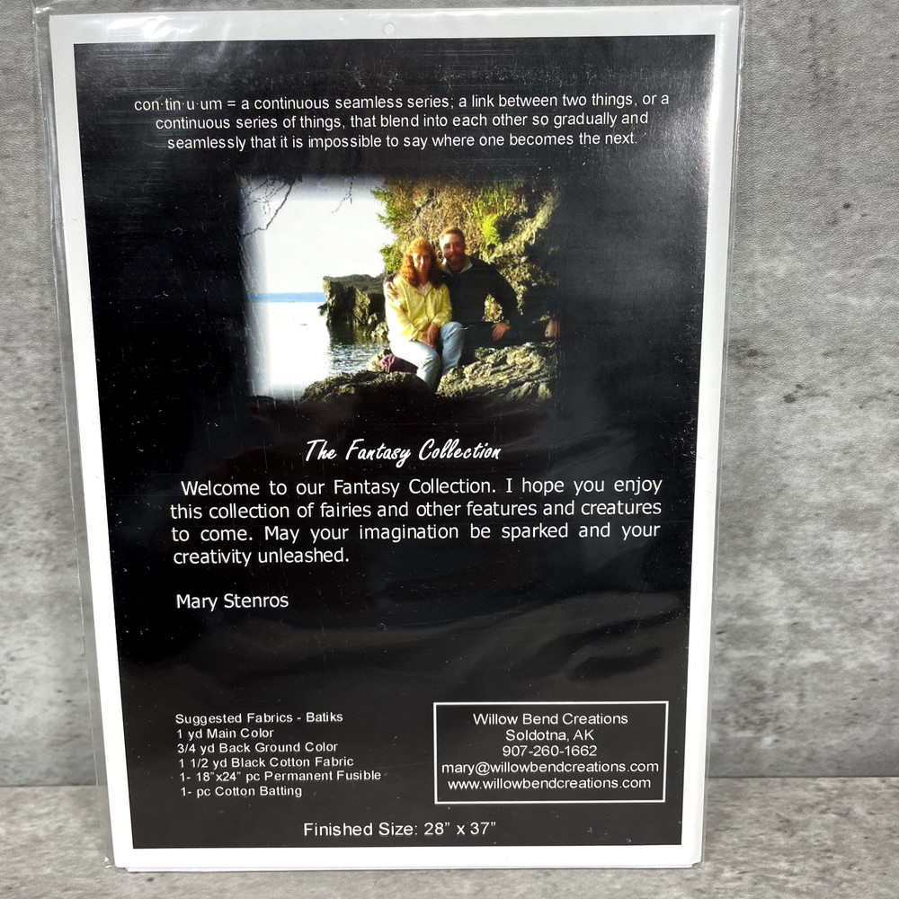 Fairies " Morghan " Quilt Pattern Plus Bonus Pattern Willow Bend Creations New