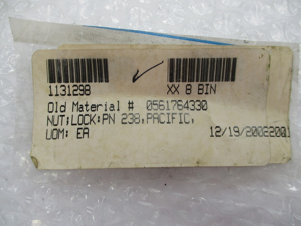 PACIFIC 238 LOCK NUT NSNP