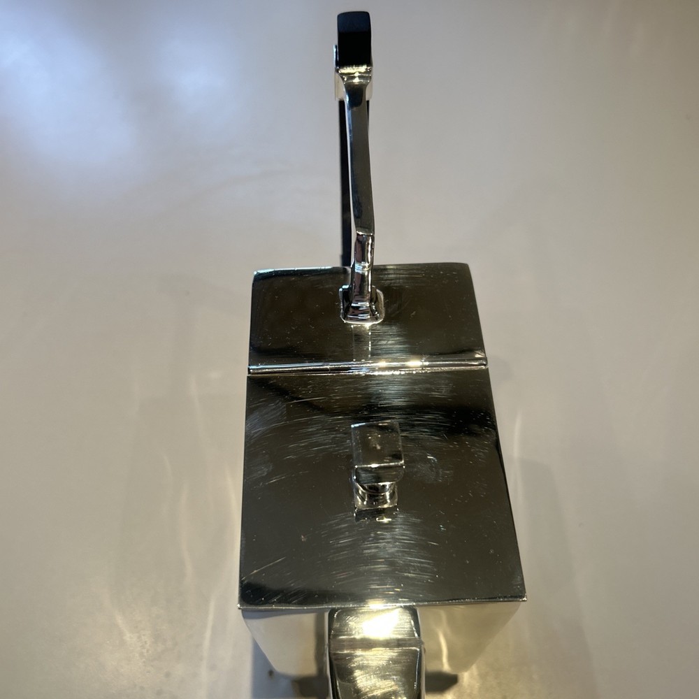 Silver Plated Art Deco Christopher Dresser Style Rectangular unusual Shape Rare