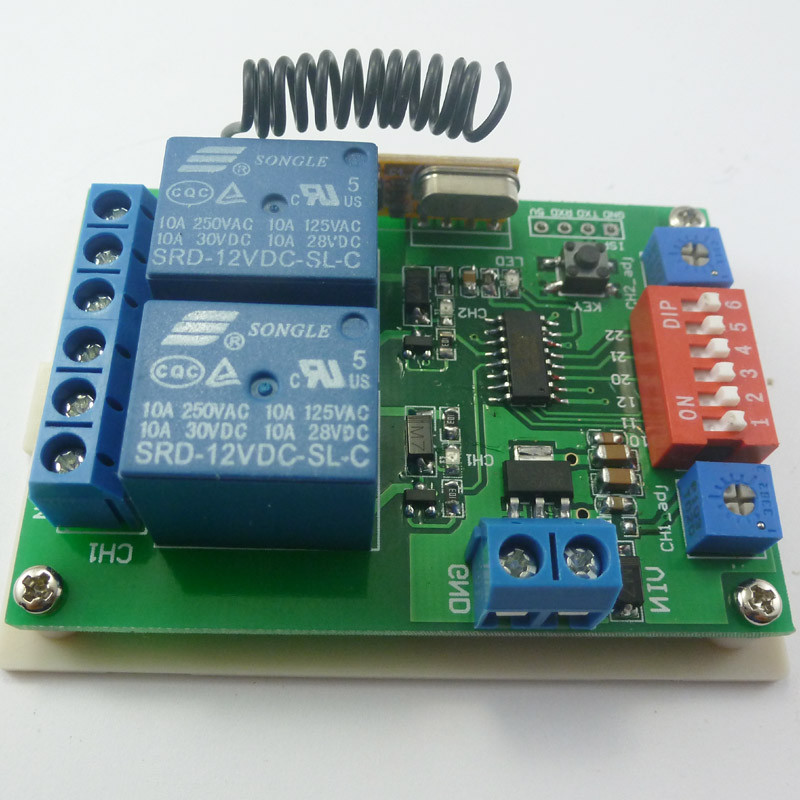 Relay Controler DC 12V Motor Reverse Polarity Rotation with Delay time function