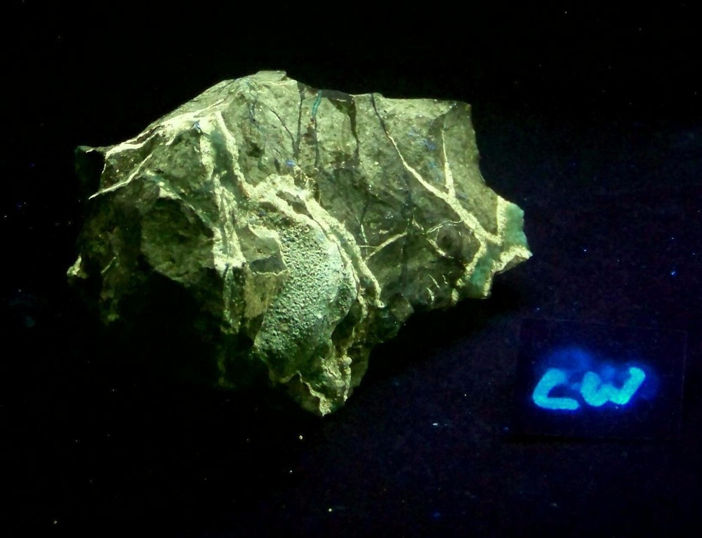 Fluorescent Septarian Nodule Specimen from Madagascar