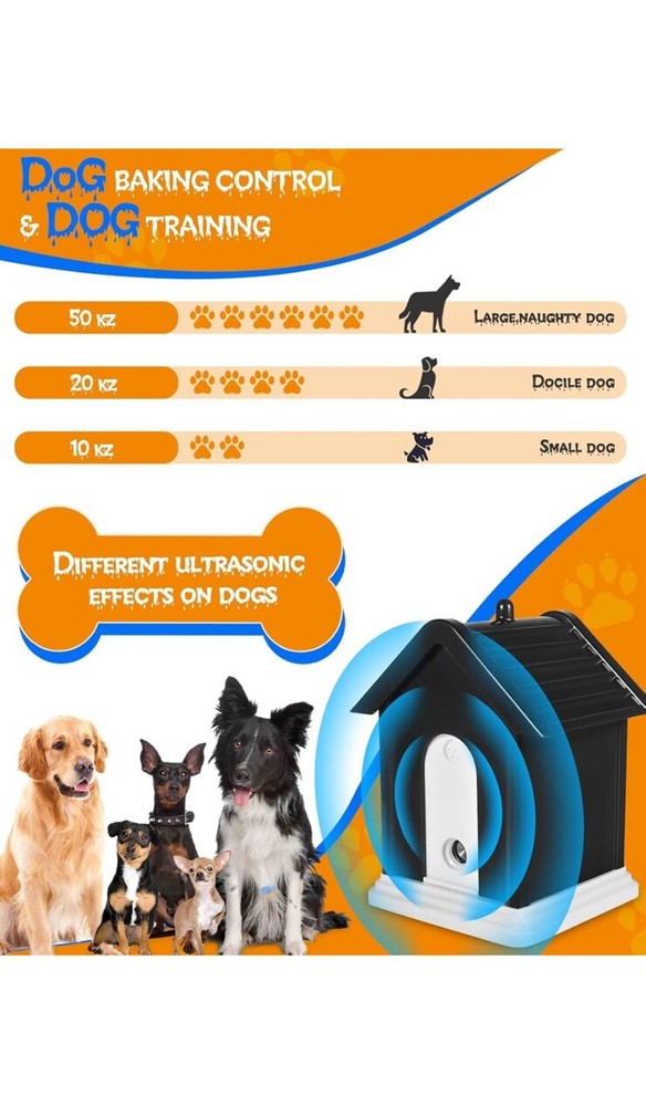 ULTRASONIC Bark Control Device
