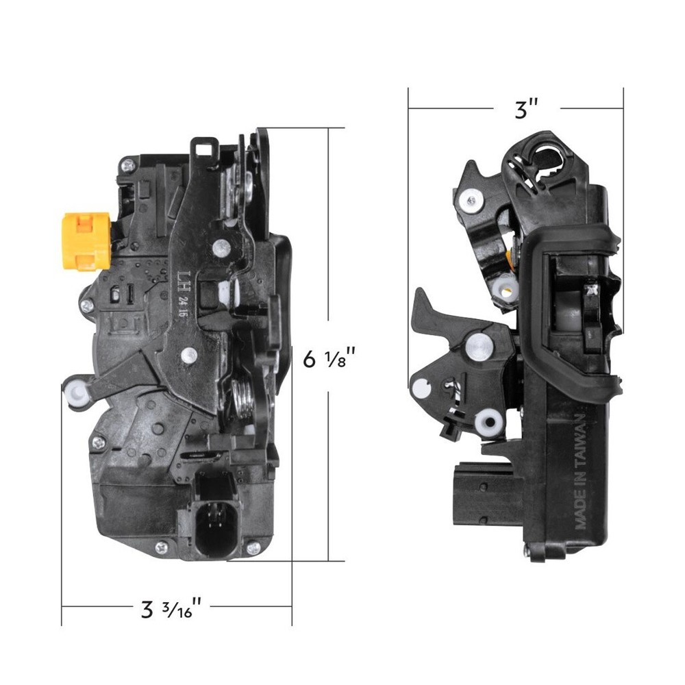 Door Latch Assembly for Peterbilt with 5 Pin Motor for Driver Side