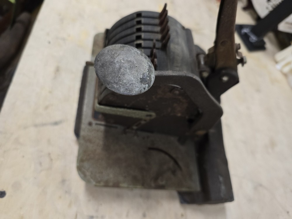 Early Antique Lightning Check Writer