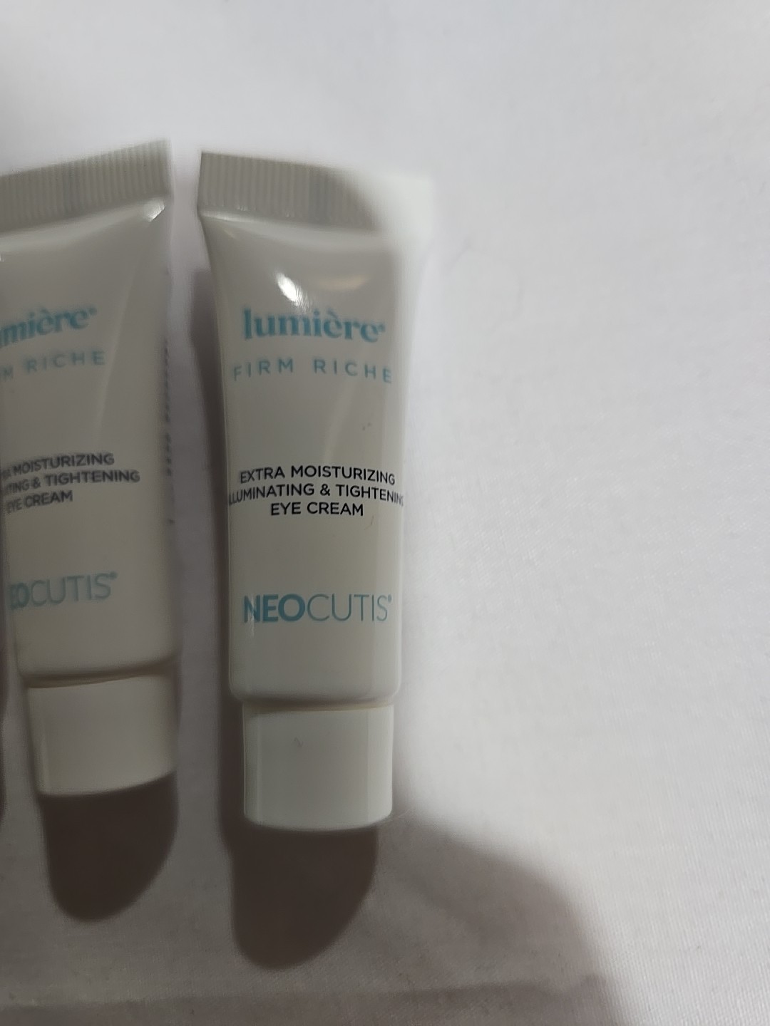 Neocutis Lumiere Firm Riche Illuminating Tightening Eye Cream. TRAVEL PACK OF 5