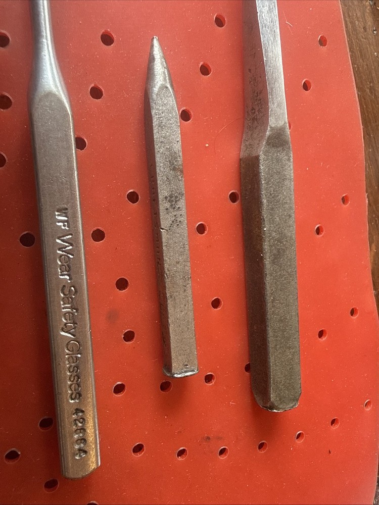 Vintage Craftsman Chisel & Punch Set, Circle G