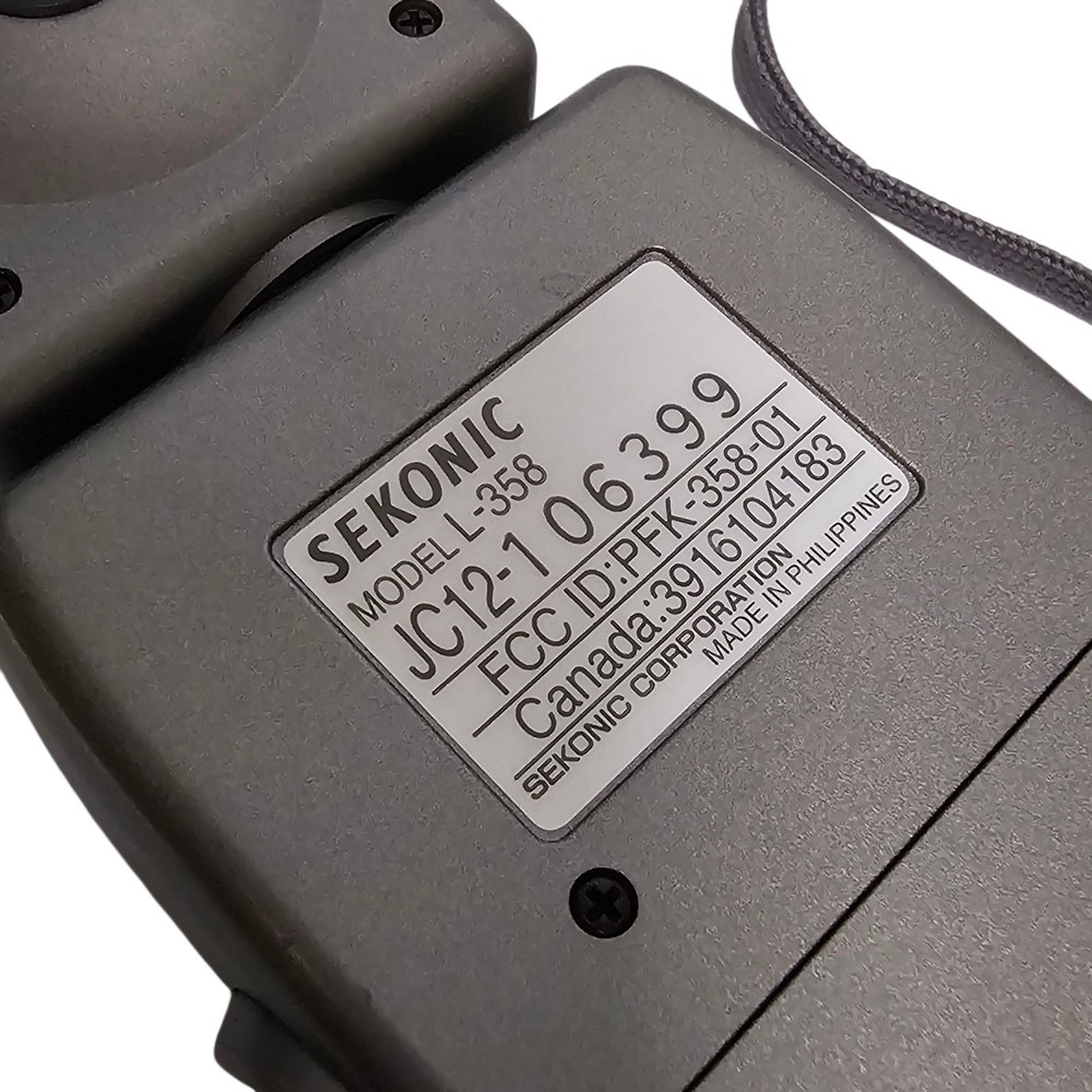 Sekonic Flash Master Digital L-358 Camera Light Meter Module Strap Case