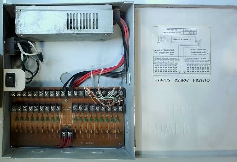 CCTV Camera Power Supply Box PS-18UL