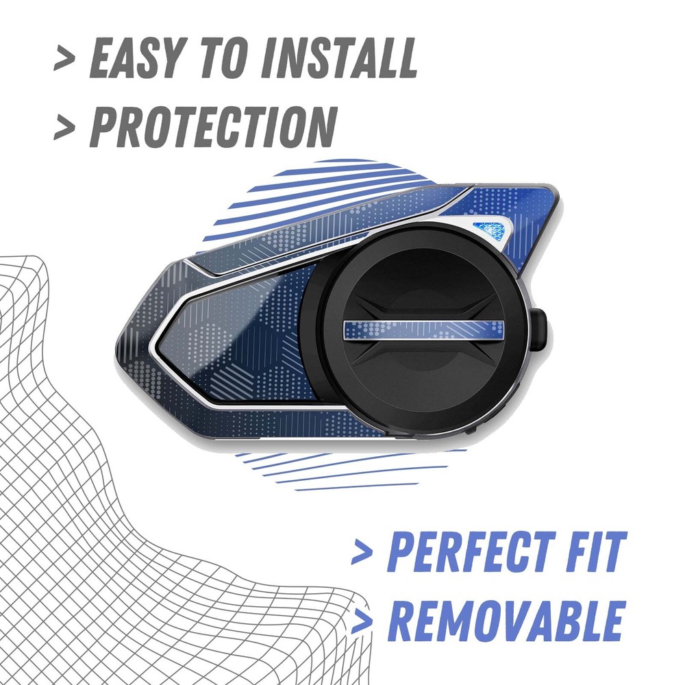 Carbon Fiber Device Surface Sticker For SENA 50S Intercom x1