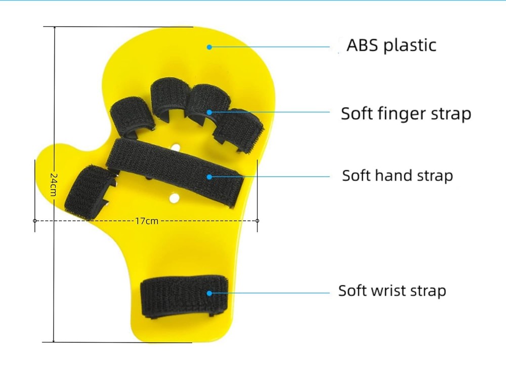 Finger Orthotics, Extended Type Fingerboard Stroke Hand Splint Training Support