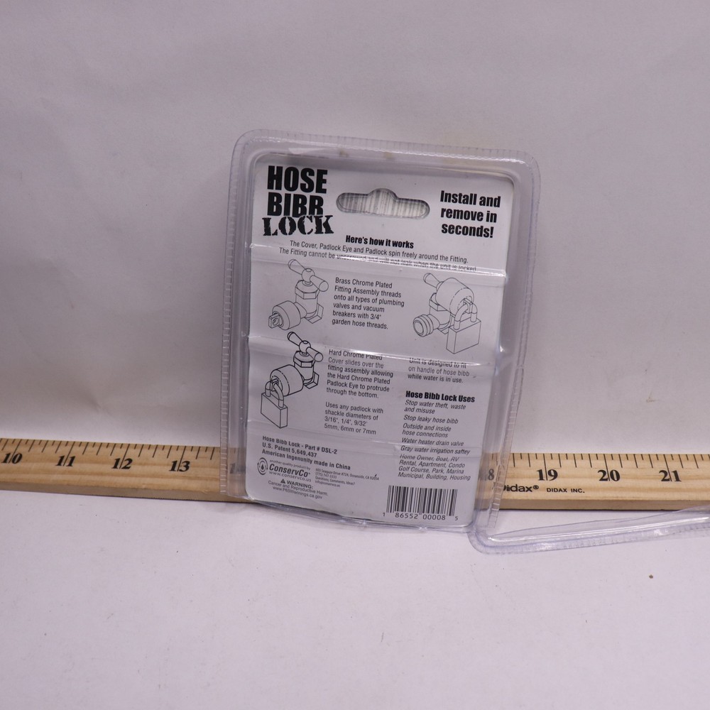 ConservCo Hose Bibb Lock with Padlock