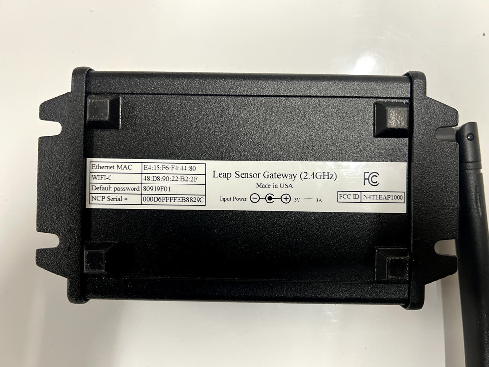 Leap Sensors Phase IV Wireless Gateway