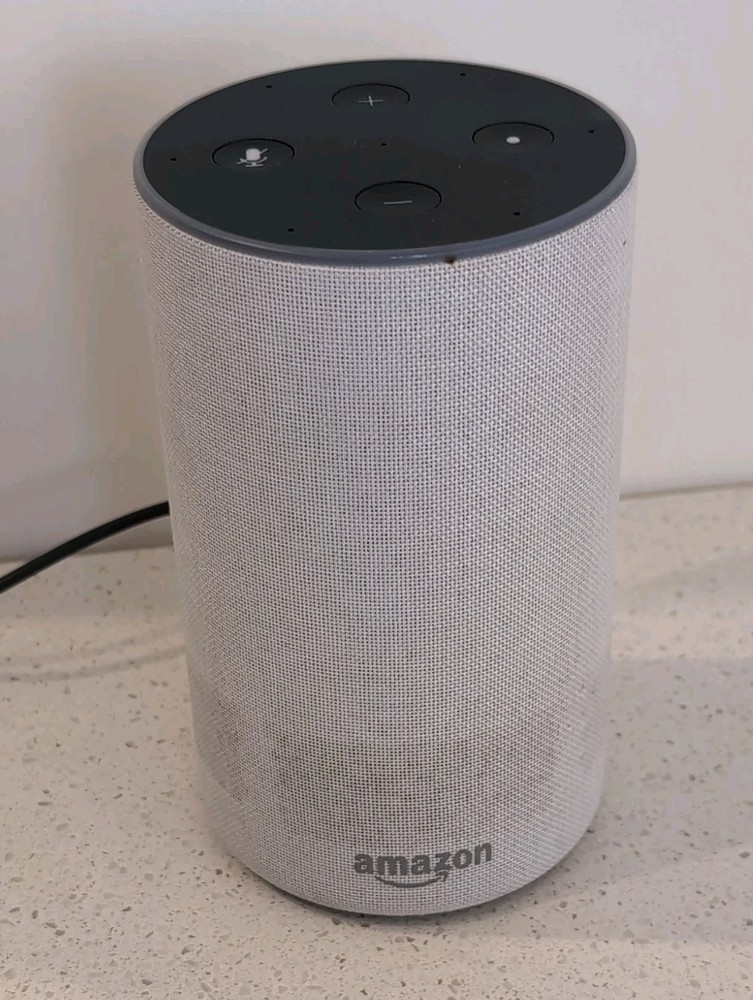 Amazon Echo (2nd Generation) Smart Speaker Sandstone Alexa Wi-Fi Bluetooth 21W
