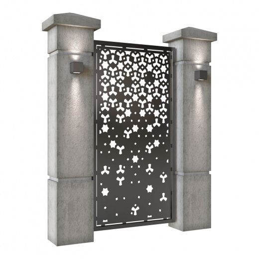 Gorgeous Custom Handcrafted Metal Entry Gate