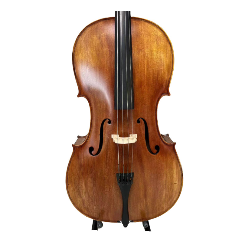 Stradivari style Cello 4/4,Old spruce ,Full Size Hand Made,Solid Wood #15824