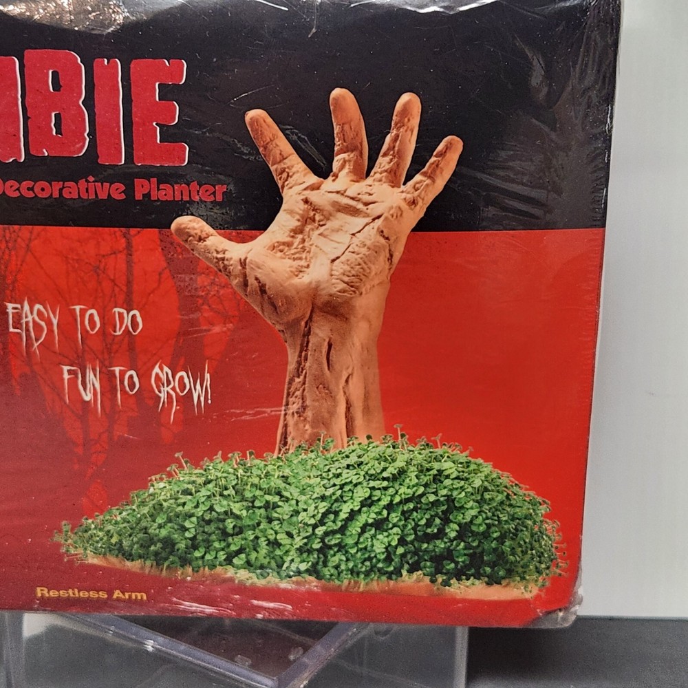 Chia Zombie HandmDe Decorative Restless Arm Planter