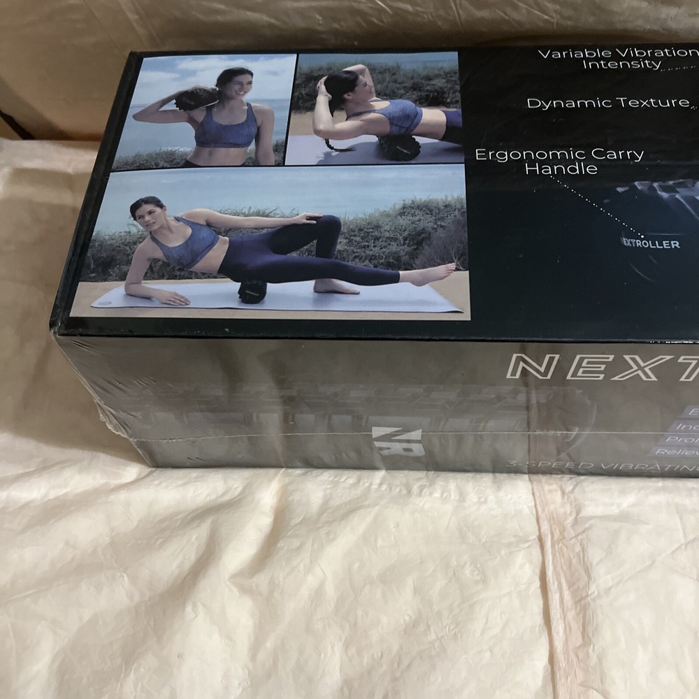 Nextrino NextRoller 3-Speed Variable Vibration Intensity Massage Foam Roller NIB