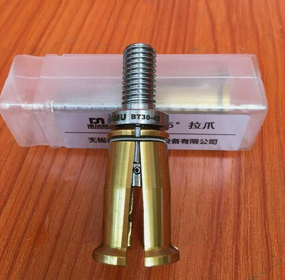 1x BT30 4 Petal Clamp Pull Claw Tool CNC Spindle 45 Degree Outer Screw Pull Part