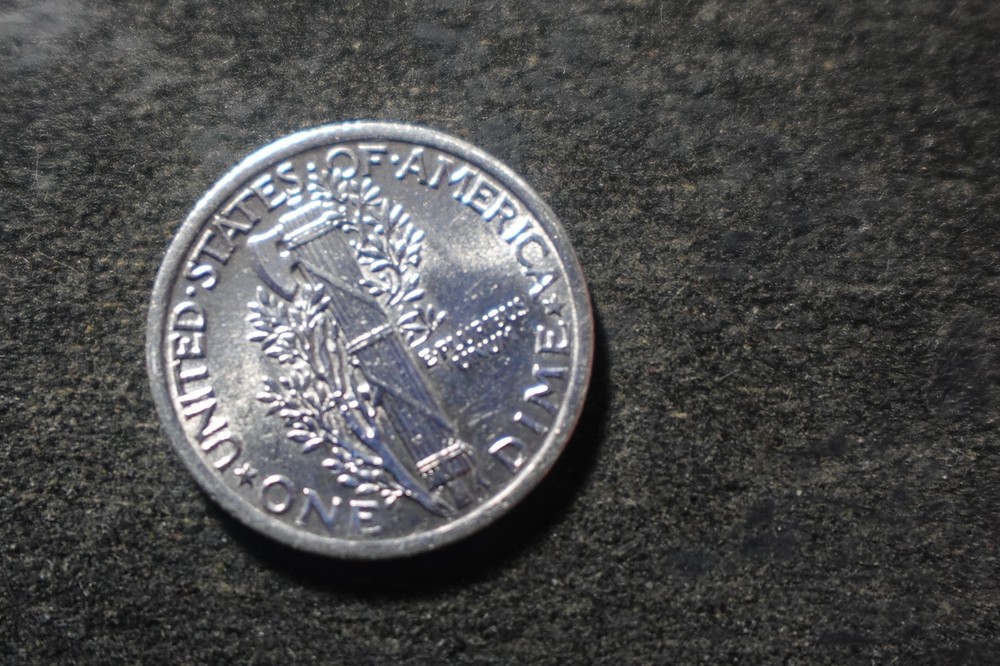 1924 BU FSB Virtual Mercury Dime Bold Reverse PSC