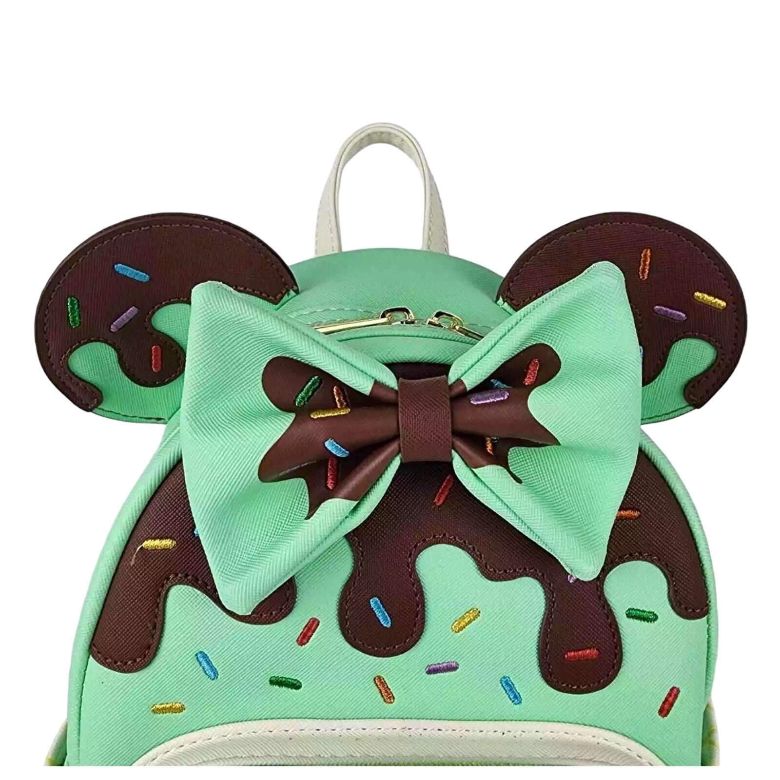Disney Loungefly Minnie Mouse Mint Chocolate Sundae Mini Backpack